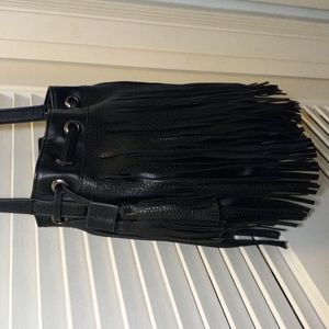 Fringe Black ChillX crossbody purse